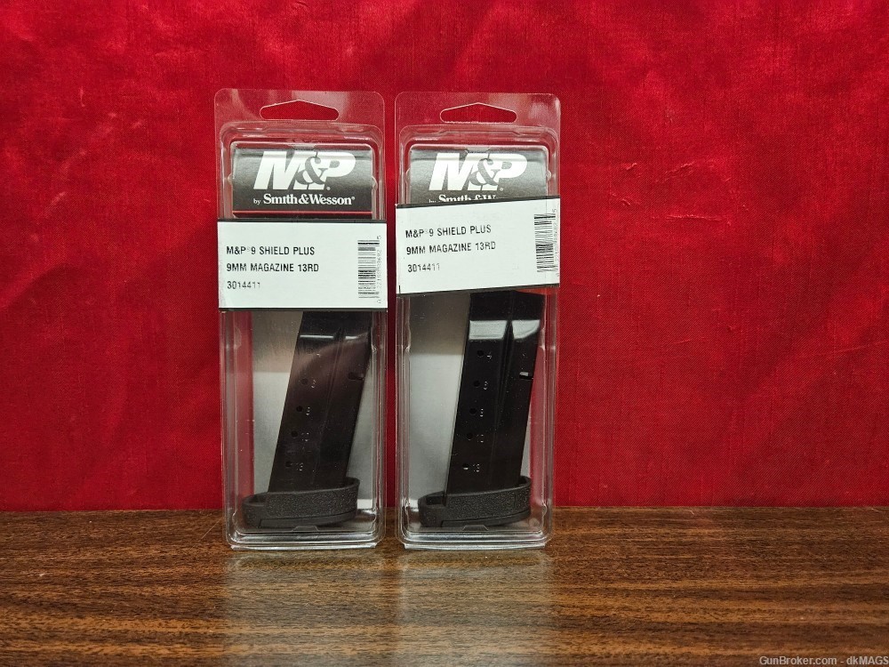 2 Factory Smith and Wesson M&P9 Shield Plus 9mm 13rd Magazines-img-0