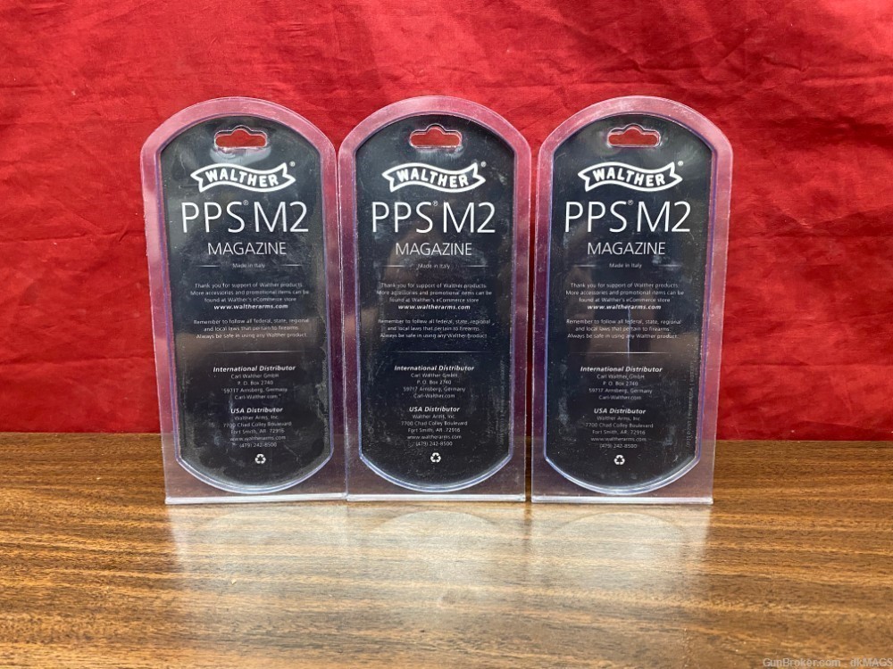 3 Factory Walther PPS M2 9mm 6rd Magazines-img-1