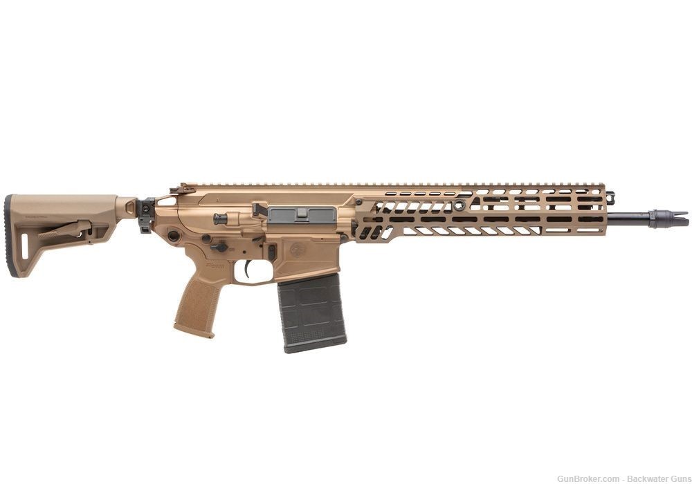 NEW SIG SAUER MCX SPEAR 7.62x51mm 16" COYOTE RIFLE NO RESERVE FREE SHIPPING-img-1
