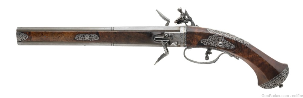 Extremely Early Pair of Brescian Flintlock Pistols by Francino (AH8186)-img-2