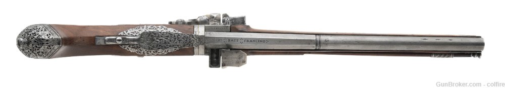 Extremely Early Pair of Brescian Flintlock Pistols by Francino (AH8186)-img-4