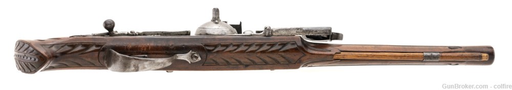 Very Scarce Wheellock Pistol W/ “Fishtail” Butt (AH8192)-img-4
