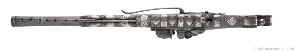 Beautiful Early Large Scottish Pistol by John Campbell of Doune (AH6514)-img-3