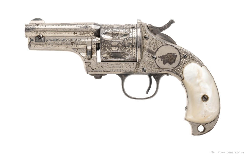 Merwin & Hulbert Engraved Second Model Pocket Army .44-40 Revolver (AH4574)-img-0