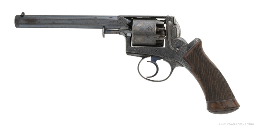 Factory Cased and Engraved Adams revolver (AH5870)-img-3