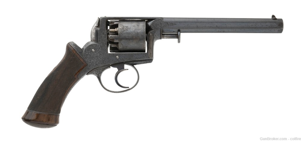 Factory Cased and Engraved Adams revolver (AH5870)-img-2