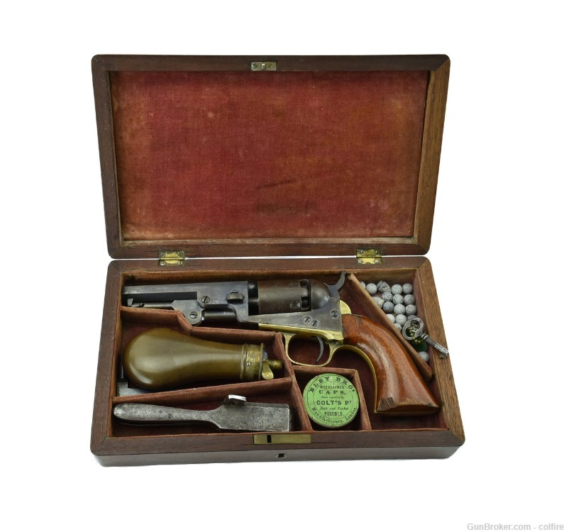 Cased Colt 1849 Pocket Revolver (C13228)-img-0