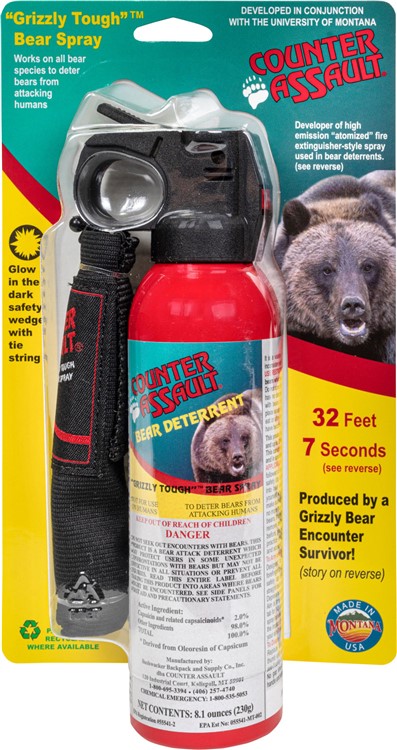Counter Assault Bear Spray w/Holster 32 ft-img-0