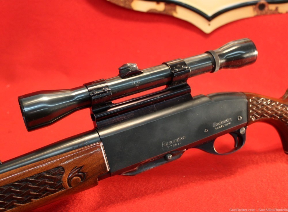 Remington 742 "Woodsmaster" Deluxe .30-06 Rifle w/Scope -img-7