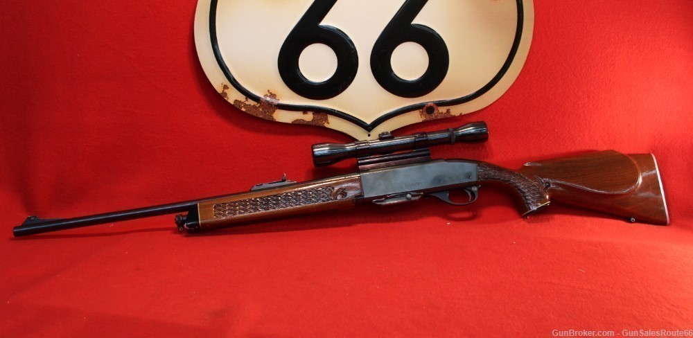 Remington 742 "Woodsmaster" Deluxe .30-06 Rifle w/Scope -img-1