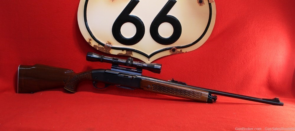 Remington 742 "Woodsmaster" Deluxe .30-06 Rifle w/Scope -img-0