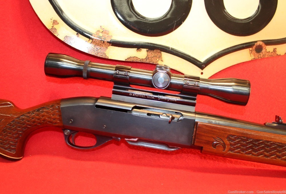 Remington 742 "Woodsmaster" Deluxe .30-06 Rifle w/Scope -img-4