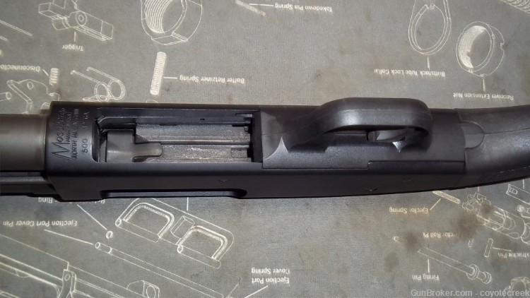 MOSSBERG 500 SLUG GUN FULLY RIFLED PORTED BARREL NICE 12GA-img-21