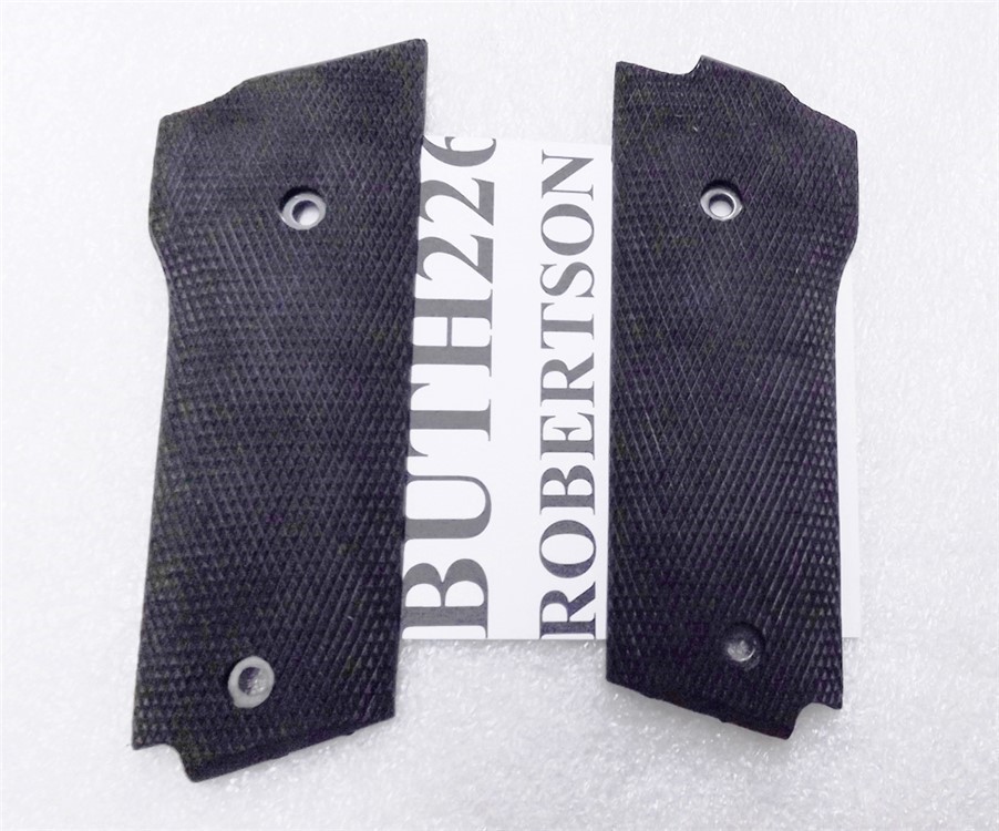 Uncle Mike’s Rubber Checkered Grips for S&W 59 459 659 1980’s Mint 59505-img-0