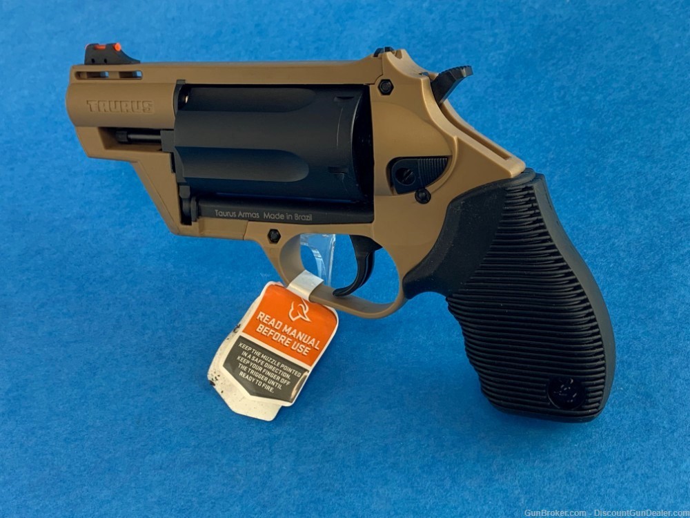 Taurus Judge Public Defender Poly 2.5" FDE .45 Colt / .410 5 Rd-img-1