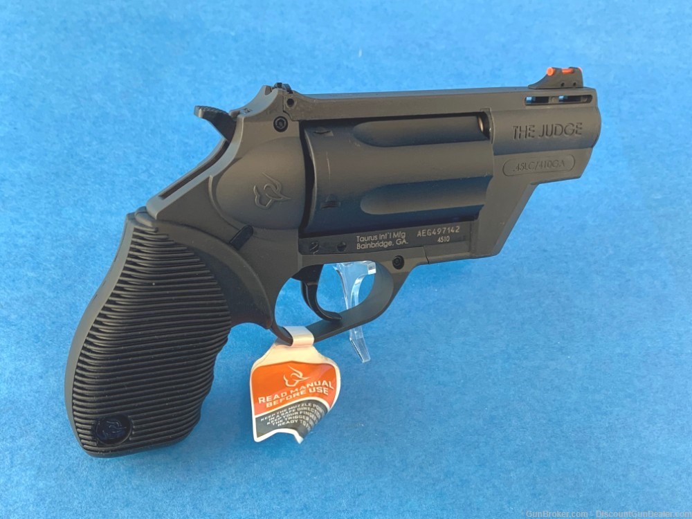 Taurus Judge Public Defender Poly 2.5" Gray .45 Colt / .410 5 Rd-img-0