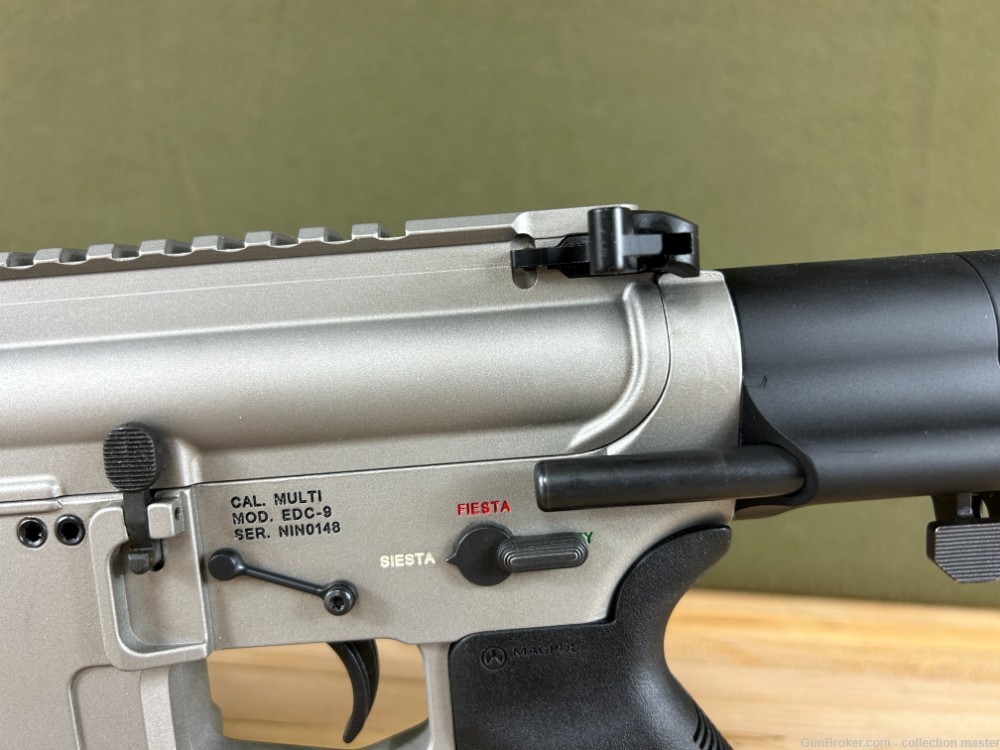 EDC Tactical LLC Model EDC-9 AR-15 Pistol SB Brace 9MM Custom Fiesta Glock -img-9