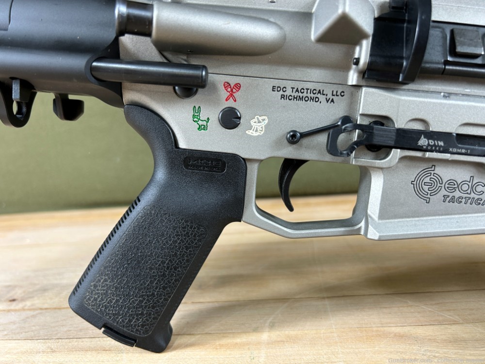 EDC Tactical LLC Model EDC-9 AR-15 Pistol SB Brace 9MM Custom Fiesta Glock -img-14