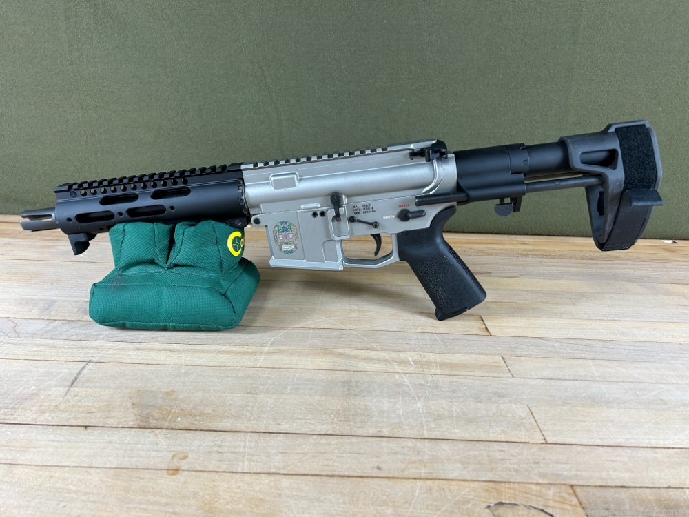 EDC Tactical LLC Model EDC-9 AR-15 Pistol SB Brace 9MM Custom Fiesta Glock -img-0
