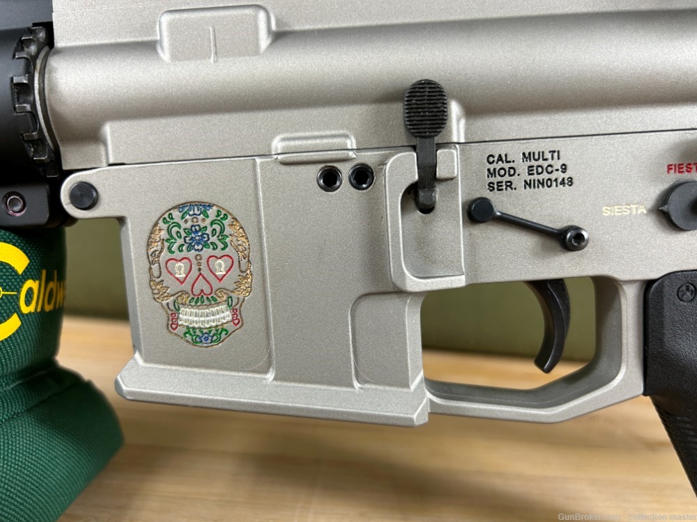 EDC Tactical LLC Model EDC-9 AR-15 Pistol SB Brace 9MM Custom Fiesta Glock -img-7