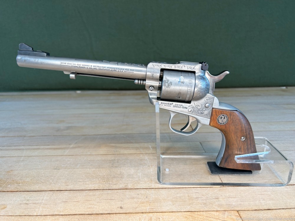 Ruger New Model Single Six Revolver Used .22 MAG 6.5" Barrel Single Action -img-0