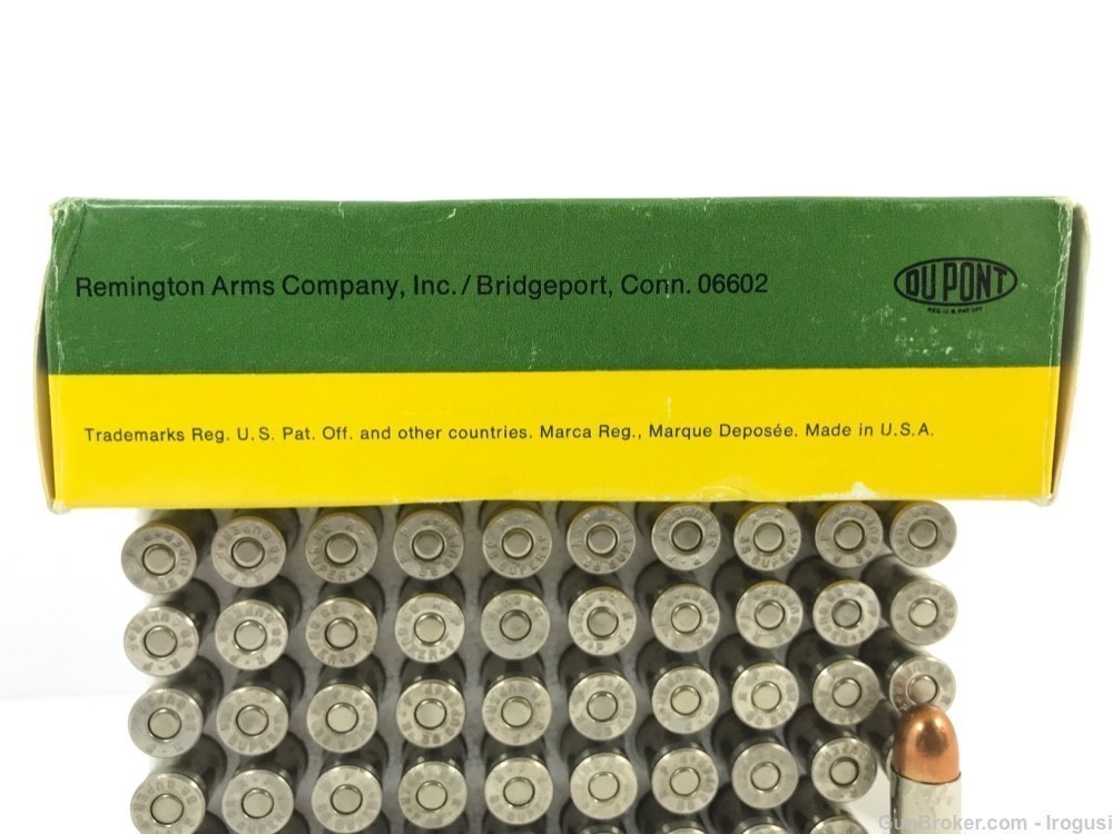 1974-84 Remington .38 Super Auto +P 130 Gr Metal Case FULL Box 953-LP-img-3