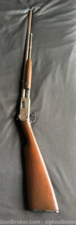 Remington Model 12-A Slide Action Rifle 22LR 22"-img-0