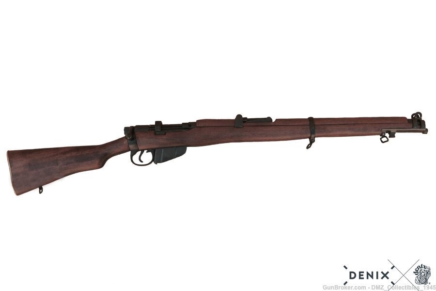 WWII WW2 UK British Enfield Rifle Non-Firing Replica Rifle by Denix-img-0