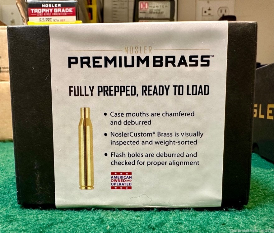 100 pieces of 25-06 Rem brass by Nosler-img-1