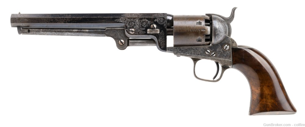 Beautiful Factory Engraved Colt 1851 Navy Revolver (C13701)-img-1