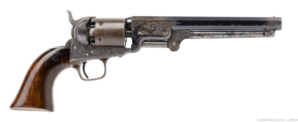 Beautiful Factory Engraved Colt 1851 Navy Revolver (C13701)-img-2