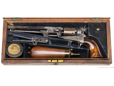 Beautiful Factory Engraved Colt 1851 Navy Revolver (C13701)