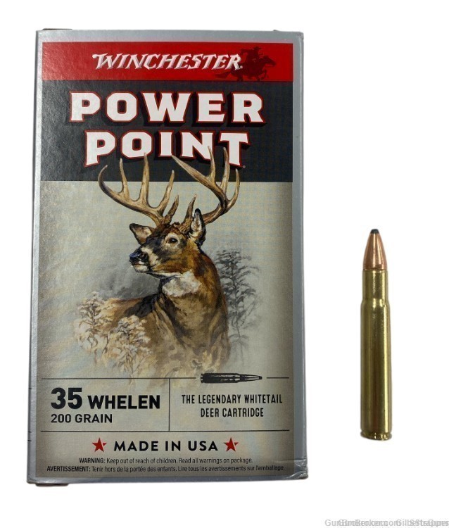 Winchester 35 Whelen 200 grain Power Point-img-0