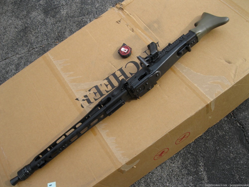 MG42 Semi Auto, 8mm, real MG42 , WW2, brand new finished, comes with bipod,-img-7