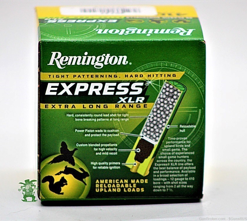 410 Bore 2½" No.7.5 Shot Remington EXPRESS .410 XLR Xtra Long Range 25 RDS-img-3