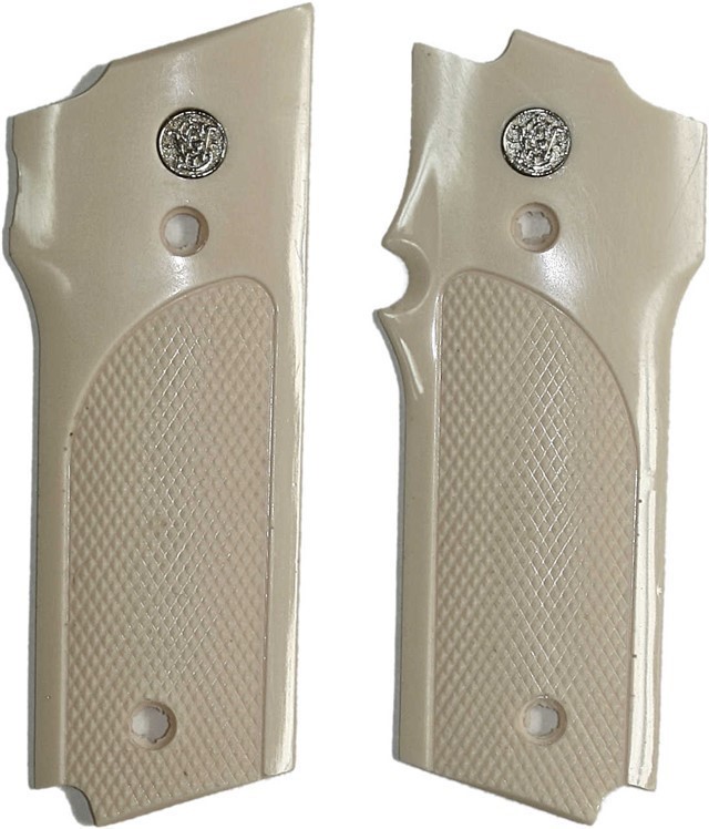 Smith & Wesson Models 59, 459, 559 & 659 Ivory-Like Grips, Checkered-img-0