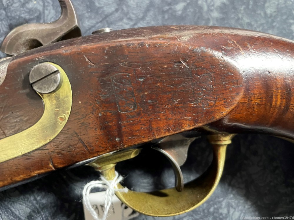 U.S. Contract H. Aston Model 1842 Pistol Dated 1849-img-2