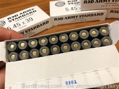 Ammunition Fairy !  5.45x39 60gr FMJ Red Army Standard #100-img-1