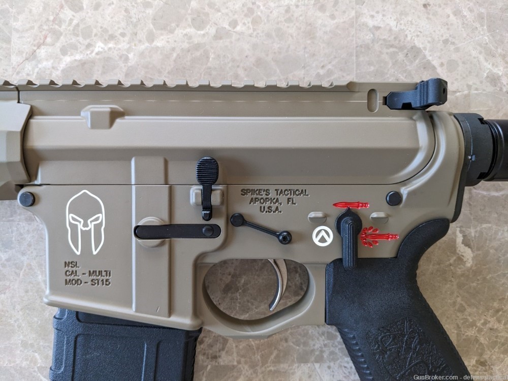 Spike's Tactical Themed AR-15 Pistol 300 AAC Blackout-img-5