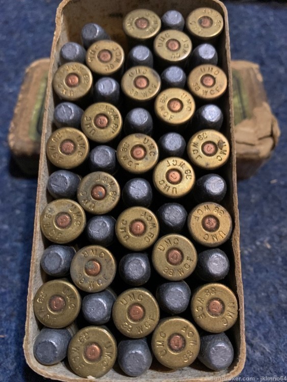 50 rounds of vintage UMC Winchester 38-40 Win Lesmok 38 WCF ammo-img-4