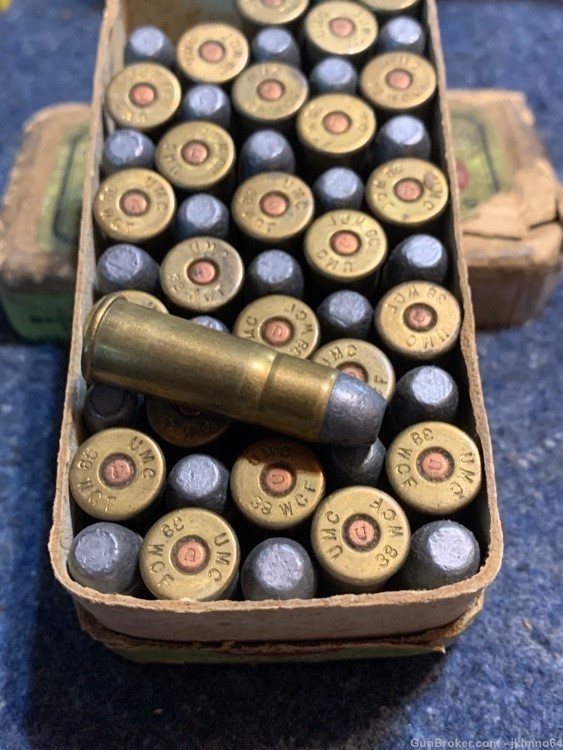 50 rounds of vintage UMC Winchester 38-40 Win Lesmok 38 WCF ammo-img-6