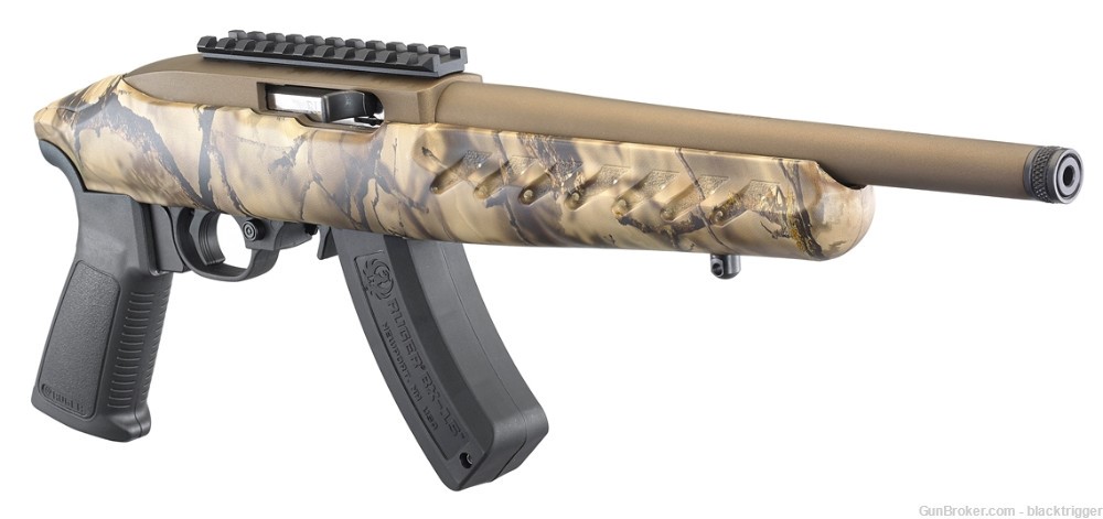 Ruger 4934 22 Charger TALO Edition,Pistol 22LR 10" 15rd Bronze Go Wild Camo-img-2