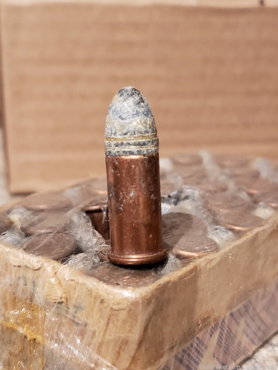 Full box Remington 38 short rimfire ammo ammunition good shells missing top-img-1