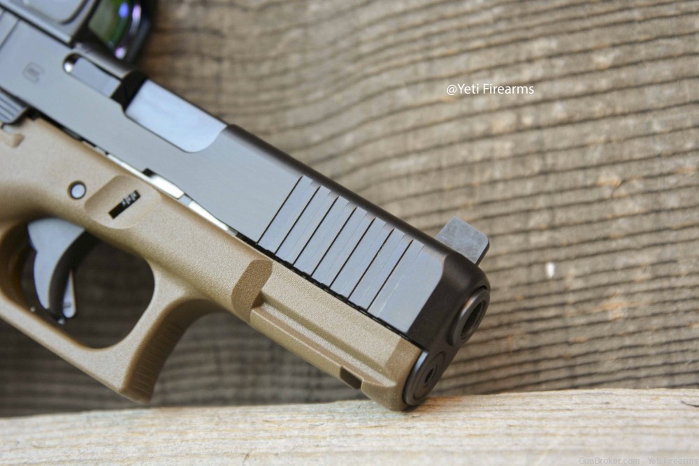 Glock 19 Gen 5 MOS 9mm Factory FDE W/ CHPWS V4 & Trijicon RMR RM06 G19 G5 -img-9