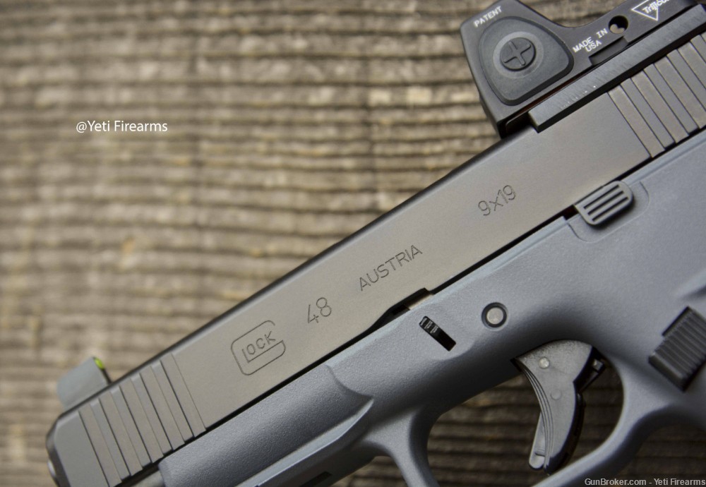 Glock 48 MOS 9mm W/ Glock Gray Cerakote CHPWS Adapter RMRcc 3.25 G48-img-8
