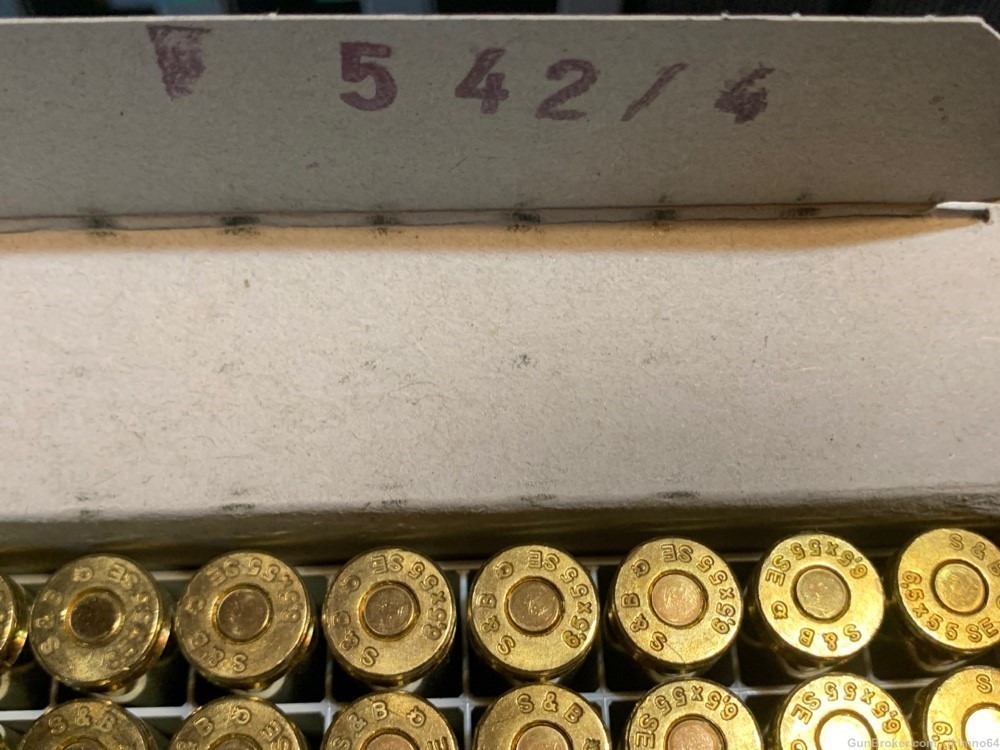 20 rounds of Sellier & Bellot 6.5 Swede 6.5x55mm Swedish 140gr SP ammo -img-5