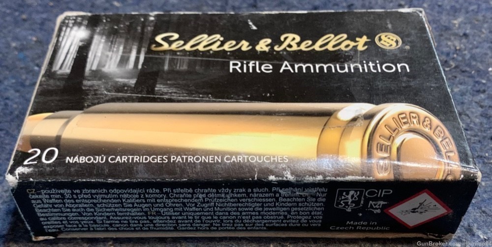 20 rounds of Sellier & Bellot 6.5 Swede 6.5x55mm Swedish 140gr SP ammo -img-4