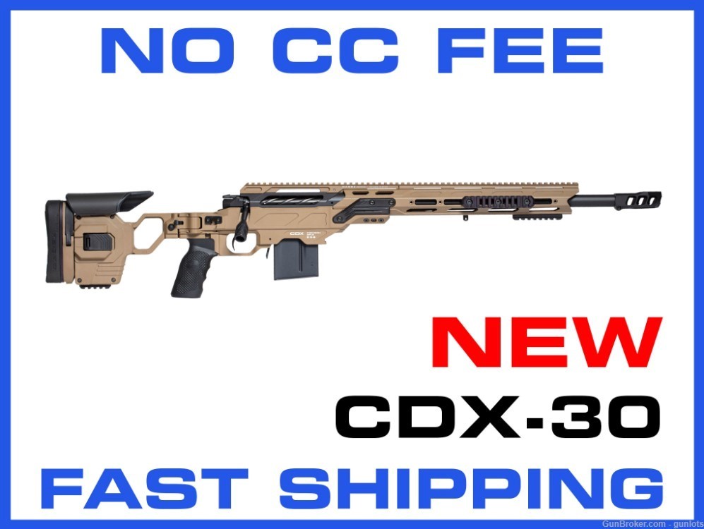 Cadex CDX-30 Lite 308 Hybrid Tan / Black Rifle Lite CDX-30 Cadex -img-0