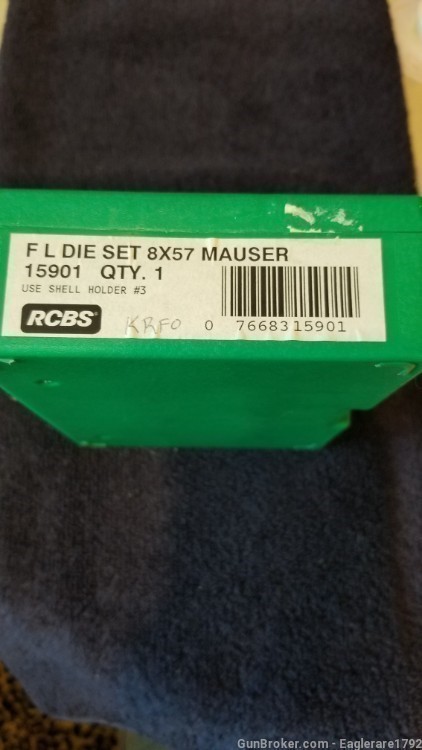 New RCBS F L DIE SET for the 8 X 57 MAUSER.-img-1