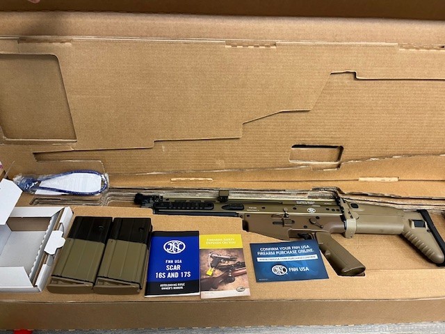 FN HERSTAL SCAR 17S MADE IN BELGIUM FDE WITH ORIGINAL BOX 98541 USED RARE-img-26